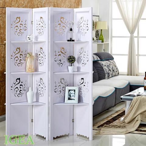 Bình phong vân mây có kệ KB408 Bình phong vân mây có kệ KB408