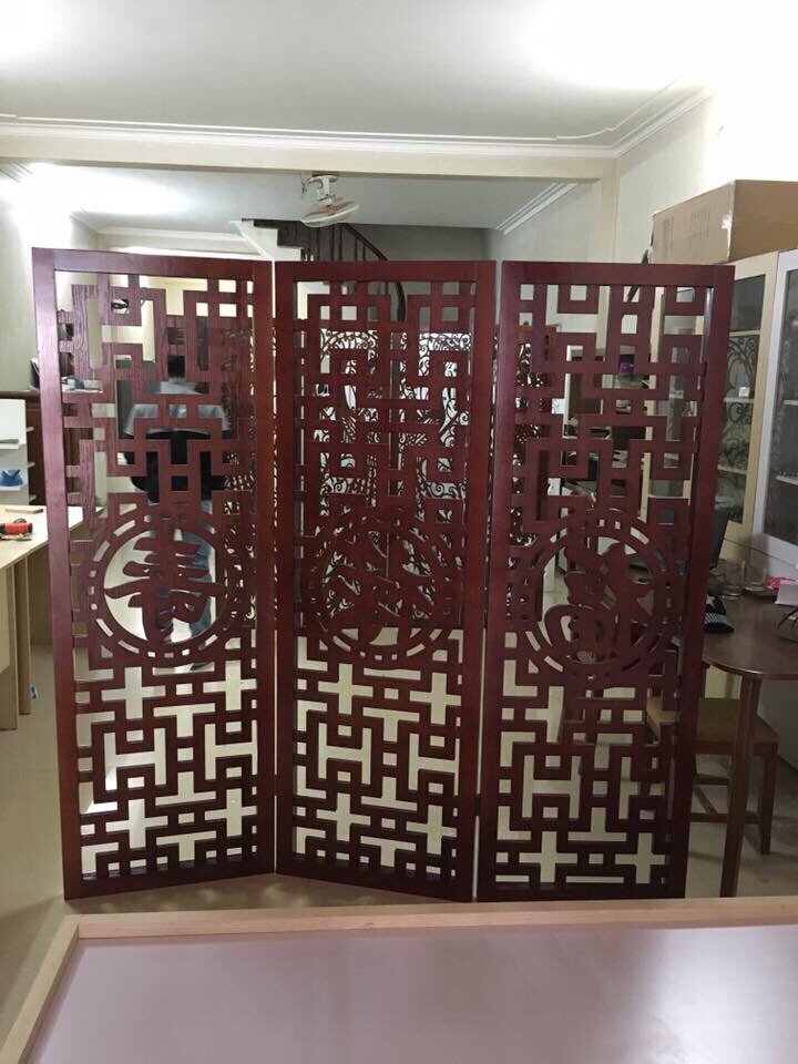 bình phong gỗ CNC Phúc Lộc Thọ bình phong gỗ CNC Phúc Lộc Thọ